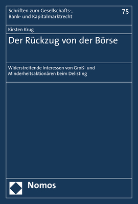 Der R&uuml;ckzug von der B&ouml;rse - Kirsten Krug