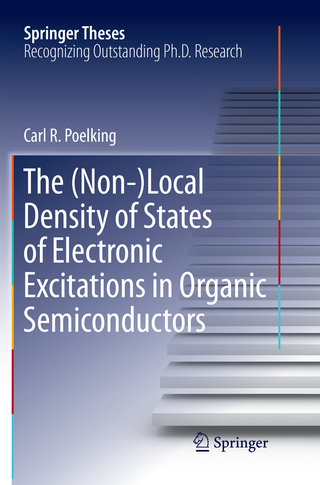 The (Non-)Local Density of States of Electronic Excitations in Organic Semiconductors