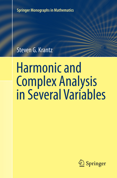 Harmonic and Complex Analysis in Several Variables - Steven G. Krantz