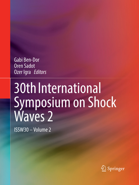 30th International Symposium on Shock Waves 2 - 
