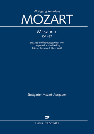Missa in c (Klavierauszug)