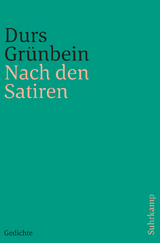 Nach den Satiren - Durs Gr&uuml;nbein