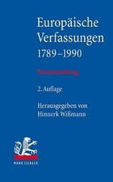 Europäische Verfassungen 1789-1990 - Wißmann, Hinnerk