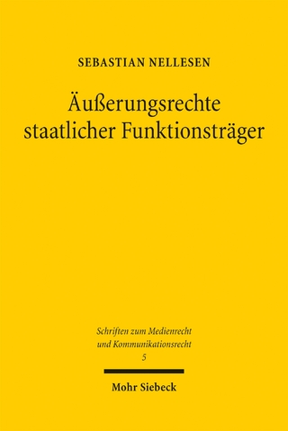 Äußerungsrechte staatlicher Funktionsträger