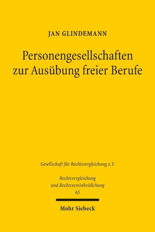 Personengesellschaften zur Ausübung freier Berufe