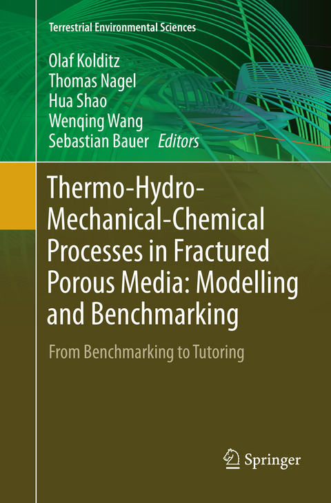 Thermo-Hydro-Mechanical-Chemical Processes in Fractured Porous Media: Modelling and Benchmarking - 