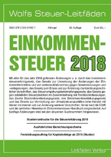 Einkommensteuer für 2018 - Albinger, Bert