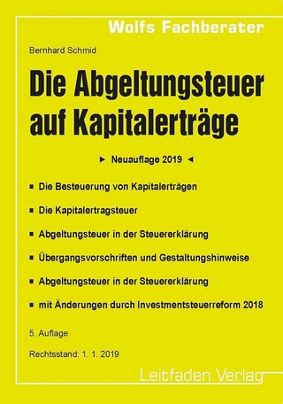Die Abgeltungsteuer auf Kapitalerträge