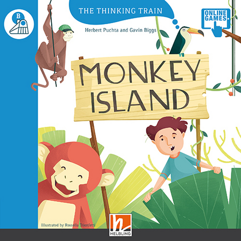 The Thinking Train, Level b / MONKEY ISLAND, mit Online-Code - Herbert Puchta, Gavin Biggs