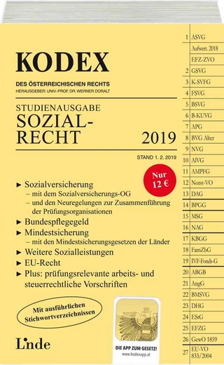 KODEX Sozialrecht 2019