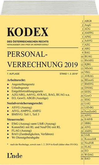 KODEX Personalverrechnung 2019