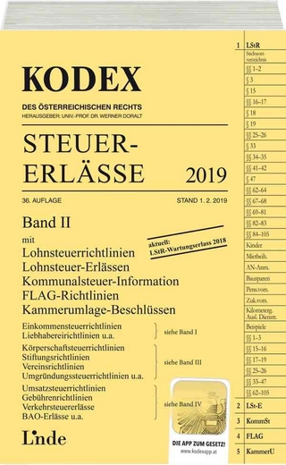 KODEX Steuer-Erlässe 2019, Band II