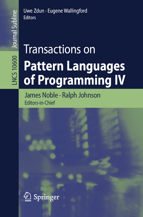 Transactions on Pattern Languages of Programming IV - 