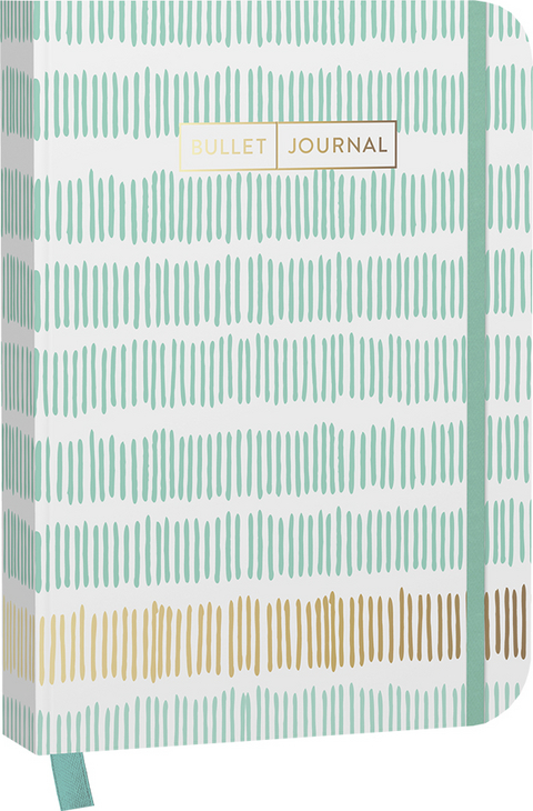 Bullet Journal "Stripes Mint" 05
