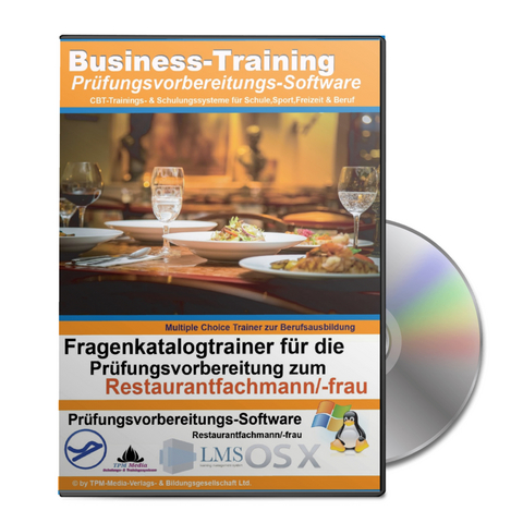 Restaurantfachmann (m/w/d) Fragenkatalogtrainer f&uuml;r Windows mit &uuml;ber 600 Lern- /Pr&uuml;fungsfragen - Thomas Mueller