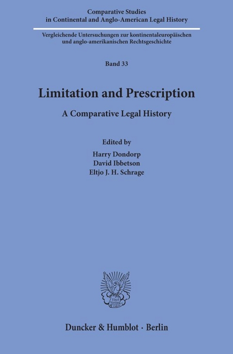 Limitation and Prescription. - 