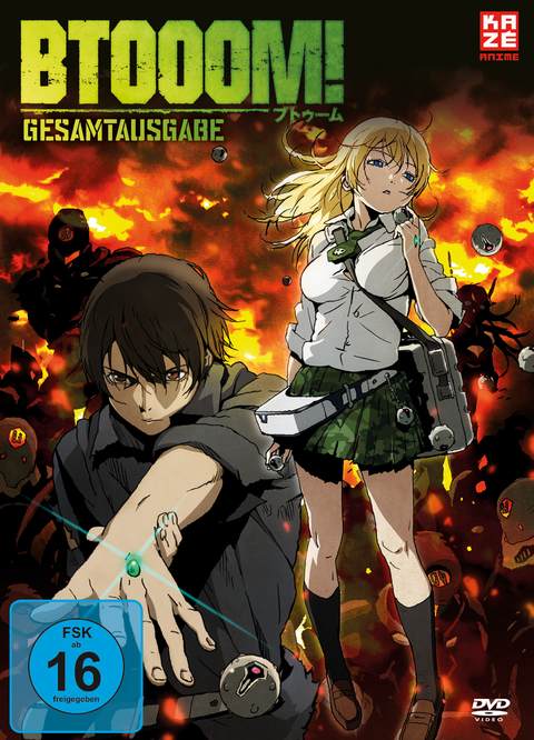 Btooom! - Gesamtausgabe (4 DVDs) - Kotono Watanabe