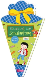 Schlau f&uuml;r die Schule: R&auml;tselspa&szlig; zum Schulanfang mit Stickern (Schult&uuml;te f&uuml;r Jungen) - Caroline Fuchs