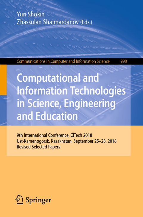 Computational and Information Technologies in Science, Engineering and Education - 