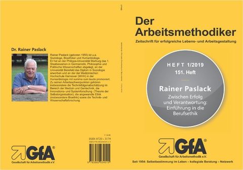 Zwischen Erfolg und Verantwortung: Einführung in die Berufsethik - Paslack Rainer