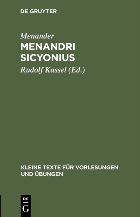 Menandri Sicyonius - 