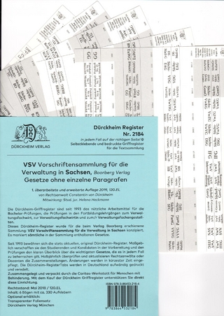 VSV Sachsen Dürckheim-Griffregister Nr. 2184 (2019)