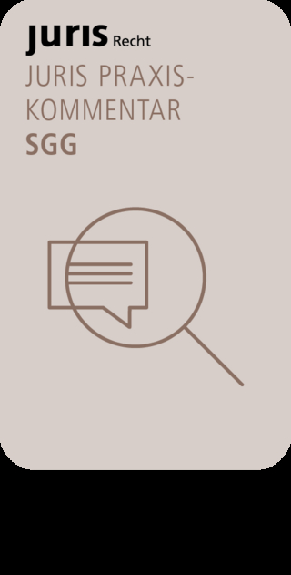 juris PraxisKommentar / juris PraxisKommentar SGG - Sozialgerichtsgesetz