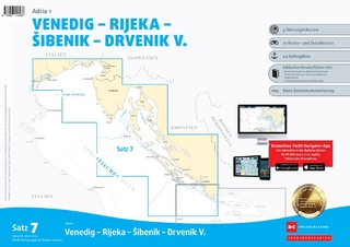 Sportbootkarten Satz 7: Adria 1 (Ausgabe 2019/2020)