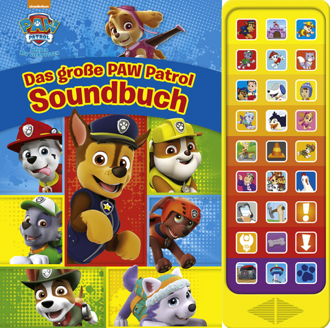 Das gro&szlig;e PAW Patrol Soundbuch - 27-Button-Soundbuch mit 24 Seiten f&uuml;r Kinder ab 3 Jahren