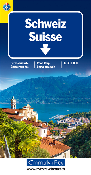 Schweiz TCS 2019 Strassenkarte