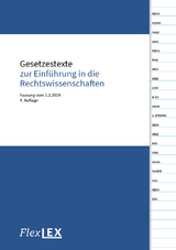 Gesetzestexte zur Einf&uuml;hrung in die Rechtswissenschaften