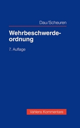Wehrbeschwerdeordnung - Klaus Dau, Christoph M. Scheuren