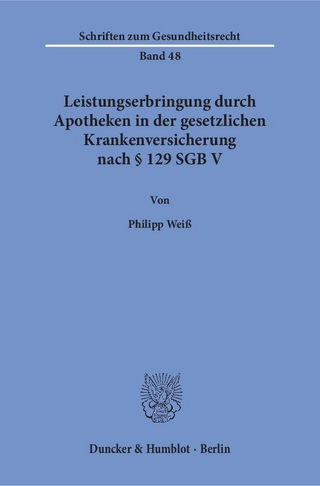Leistungserbringung durch Apotheken in der gesetzlichen Krankenversicherung nach § 129 SGB V.