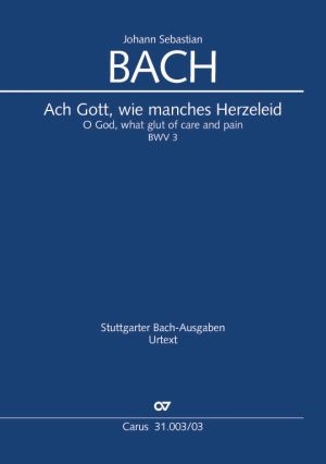 Ach Gott, wie manches Herzeleid (Klavierauszug) - Johann Sebastian Bach