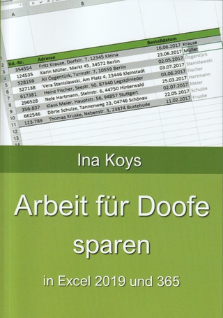 Arbeit für Doofe sparen