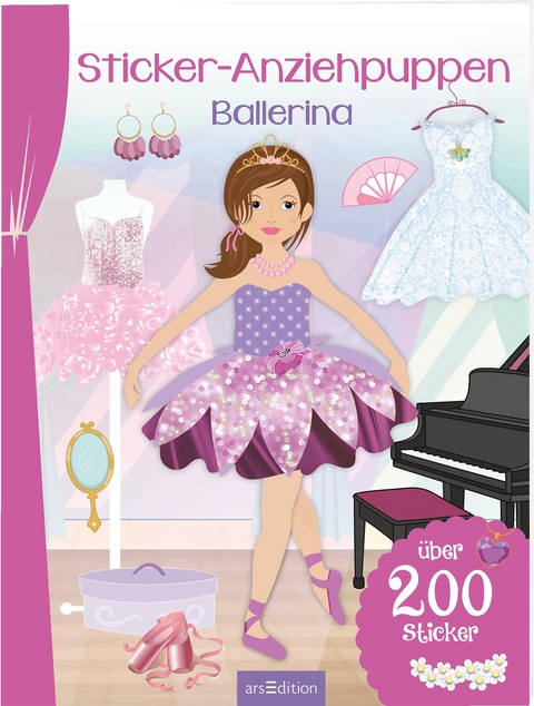 Sticker-Anziehpuppen &ndash; Ballerina