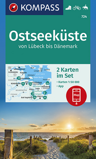 KOMPASS Wanderkarte Ostseeküste von Lübeck bis Dänemark