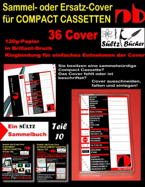 Sammel- oder Ersatz-Cover für Compact Cassetten - Uwe H. Sültz