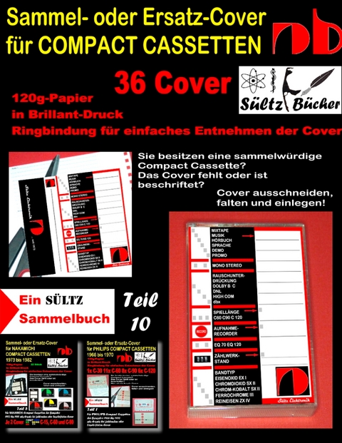 Sammel- oder Ersatz-Cover f&uuml;r Compact Cassetten - Uwe H. S&uuml;ltz