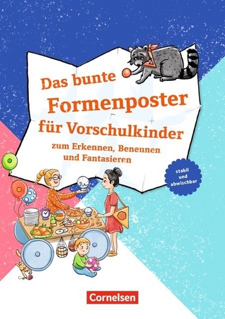 Lernposter für die Vorschule / Das bunte Formenposter für Vorschulkinder