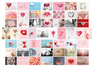 Postkarten Hochzeit 52 Wochen, Set mit 52 Liebespostkarten DIN A6 für Hochzeitsspiel. 1 Jahr jede Woche eine Karte. Kreatives Hochzeitsgeschenk mit romantischen Motiven & Sprüchen. Hochwertige Postkarten für Brautpaar. Gästebuch Alternative