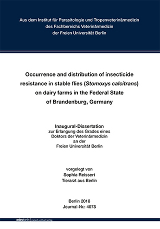 Occurrence and distribution of insecticide resistance in stable flies (Stomoxys calcitrans) on dairy farms in the Federal State of Brandenburg, Germany