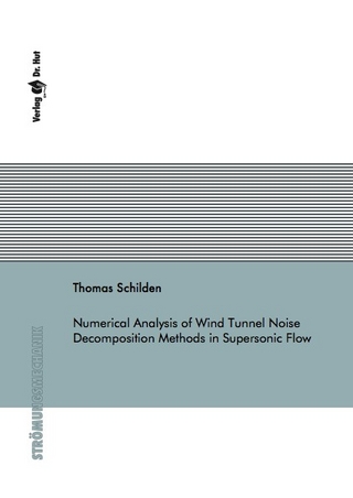 Numerical Analysis of Wind Tunnel Noise Decomposition Methods in Supersonic Flow