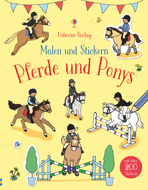 Malen und Stickern: Pferde und Ponys - Fiona Patchett