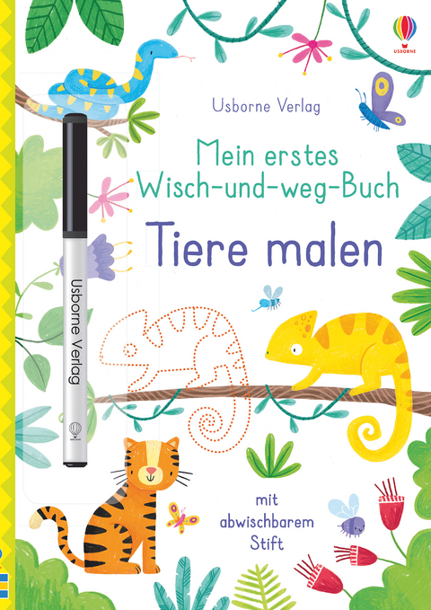 Mein erstes Wisch-und-weg-Buch: Tiere malen - Kirsteen Robson