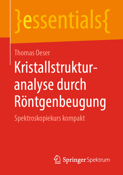 Kristallstrukturanalyse durch R&ouml;ntgenbeugung - Thomas Oeser
