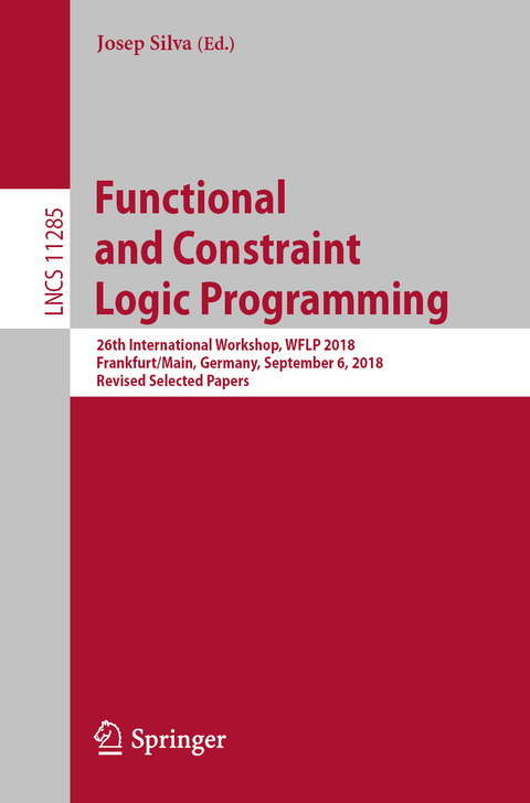 Functional and Constraint Logic Programming - 