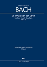Es erhub sich ein Streit (Klavierauszug) - Johann Sebastian Bach