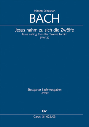 Jesus nahm zu sich die Zw&ouml;lfe (Klavierauszug) - Johann Sebastian Bach