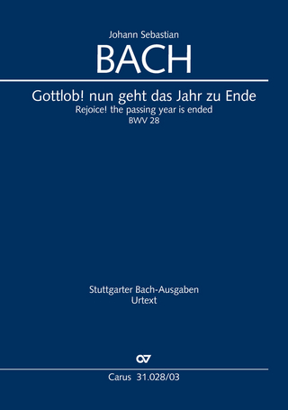Gottlob! nun geht das Jahr zu Ende (Klavierauszug)